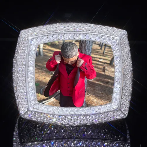 3D CUSTOM PICTURE ICED RING sold by The GUU Shop