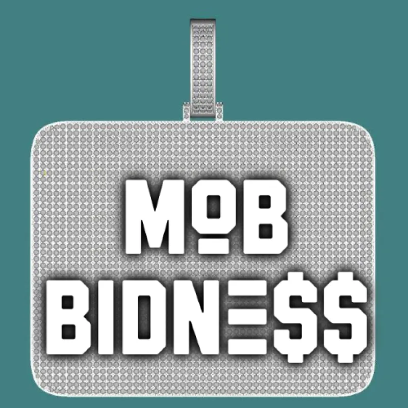 CUSTOM LETTER NECKLACE 3D BIG SQUARE sold by The GUU Shop