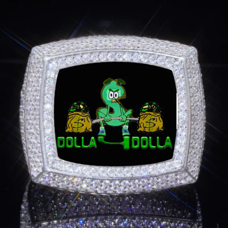 3D CUSTOM PICTURE ICED RING sold by The GUU Shop