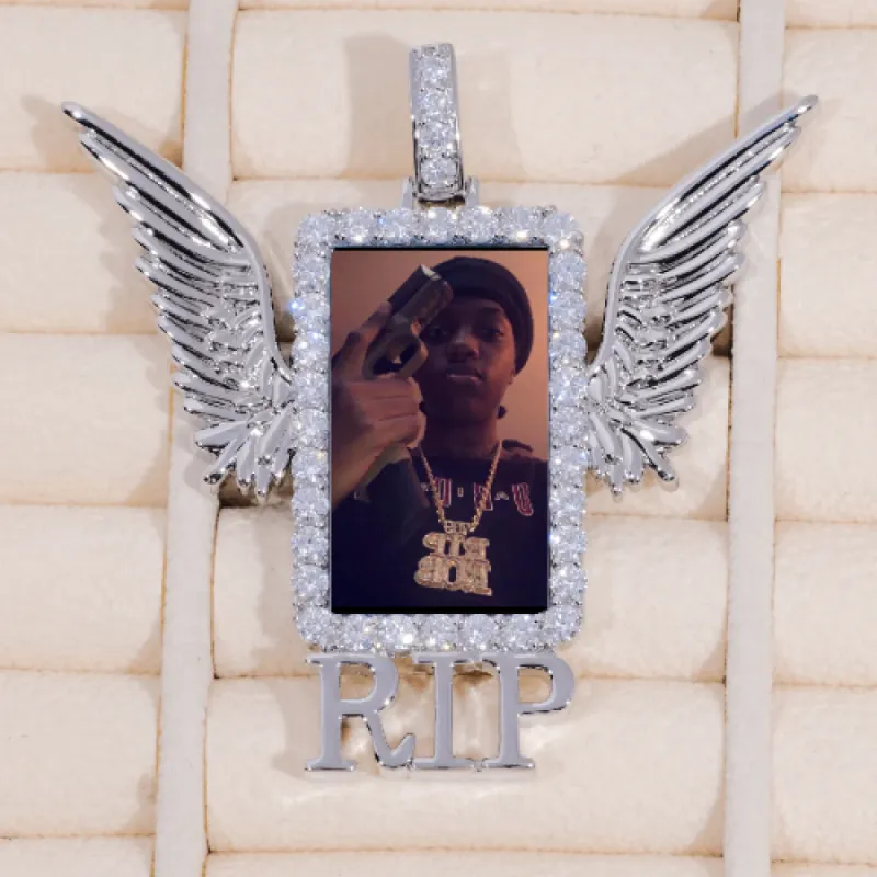 RIP WING 3D CUSTOM PICTURE PENDANT made by The GUU Shop
