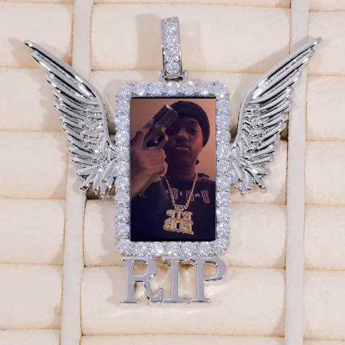 RIP WING 3D CUSTOM PICTURE PENDANT sold by The GUU Shop