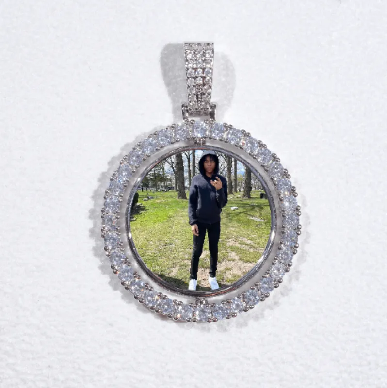 3D Spinning 2-Faced Custom Picture Pendant sold by The GUU Shop