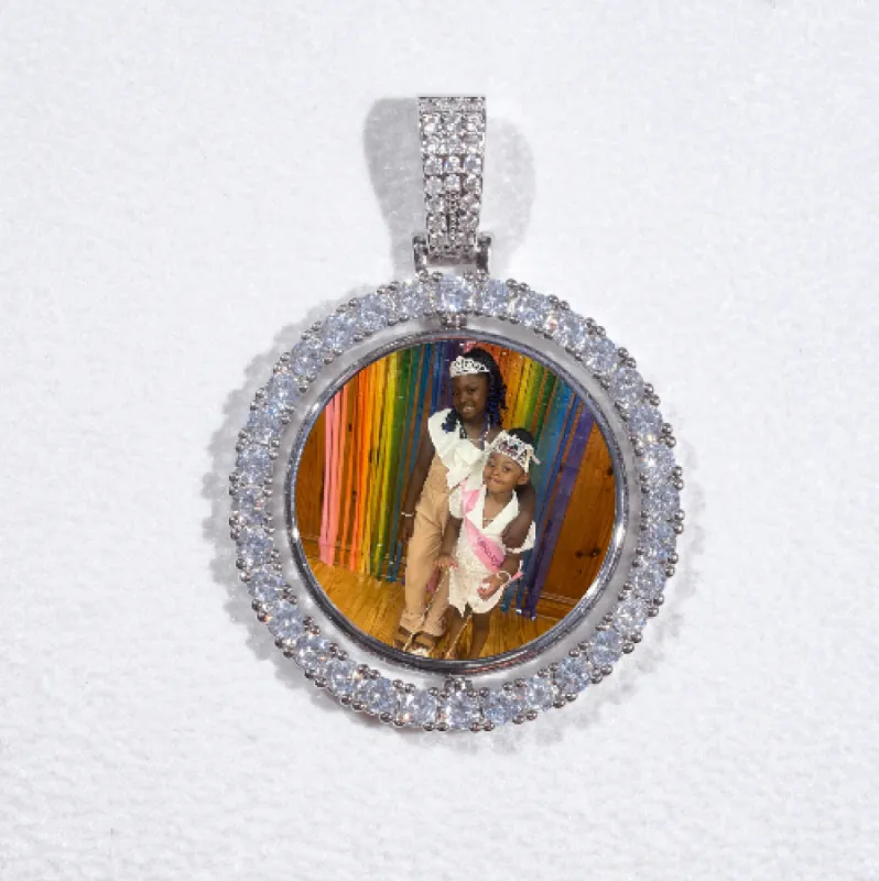 3D Spinning 2-Faced Custom Picture Pendant sold by The GUU Shop