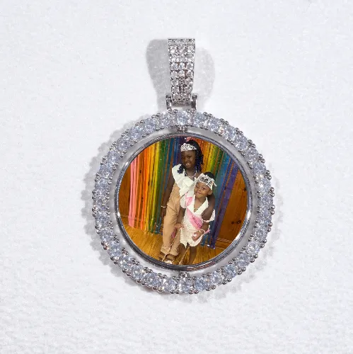 3D Spinning 2-Faced Custom Picture Pendant sold by The GUU Shop