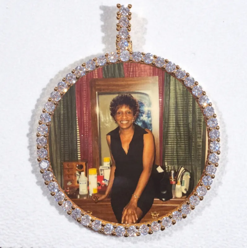 LARGE 3D CIRCLE CUSTOM PICTURE PENDANT sold by The GUU Shop