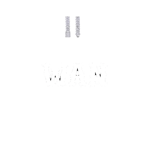 Custom Letters Freibeuter Font Necklace sold by The GUU Shop