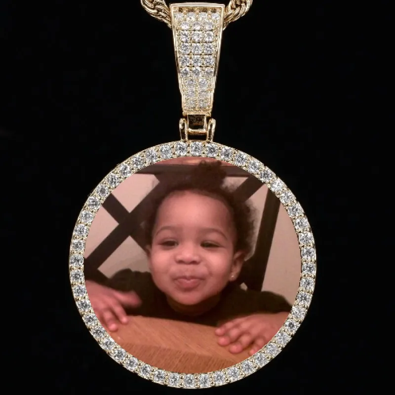 Custom Letters Two Layer Glow In The Dark Necklace sold by The GUU Shop