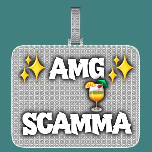 CUSTOM LETTER NECKLACE 3D BIG SQUARE sold by The GUU Shop