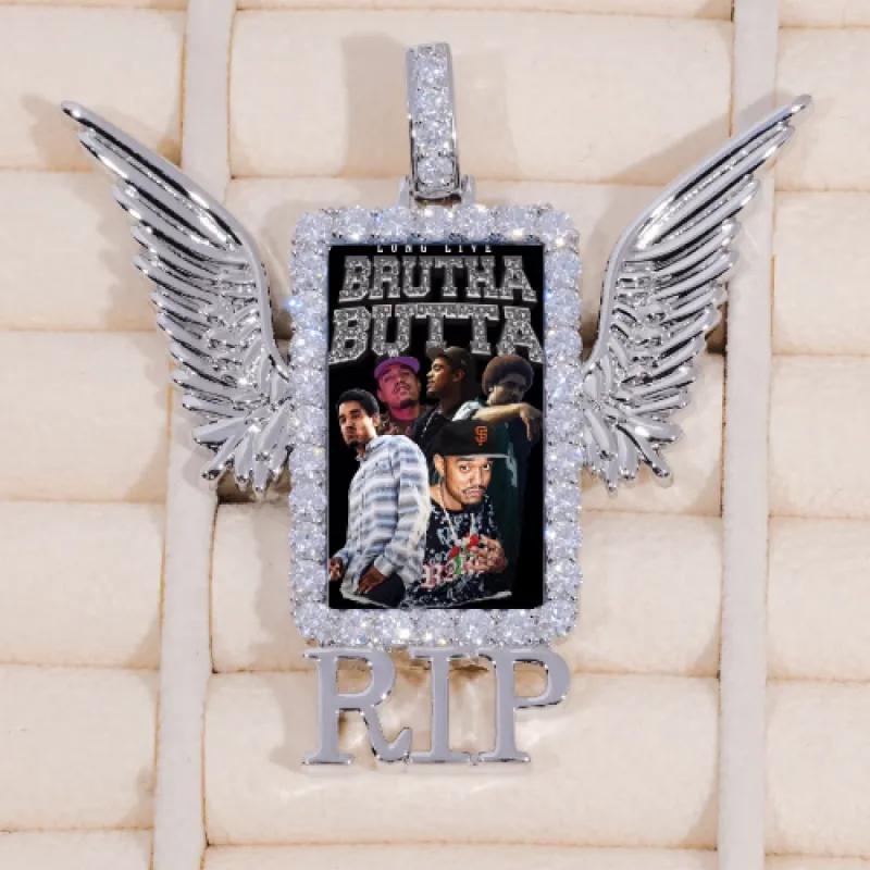 RIP WING 3D CUSTOM PICTURE PENDANT sold by The GUU Shop