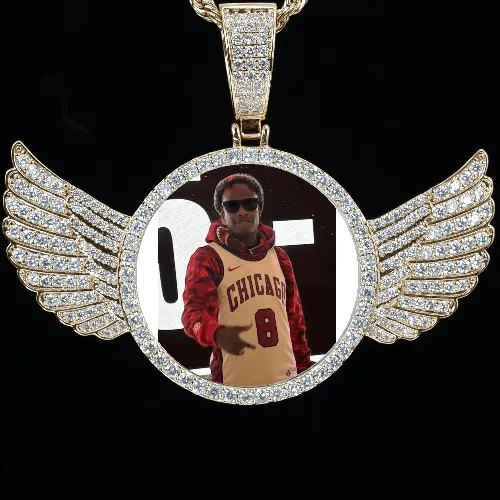 CUSTOM PICTURE PENDANT STYLE-4 sold by The GUU Shop