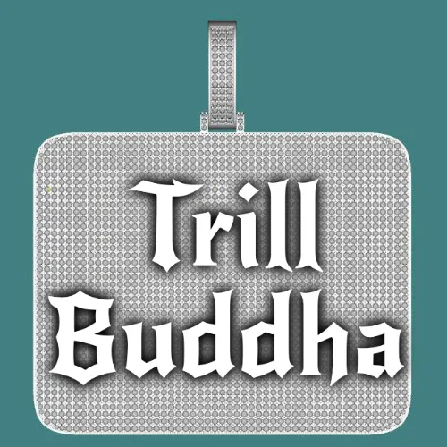 CUSTOM LETTER NECKLACE 3D BIG SQUARE sold by The GUU Shop