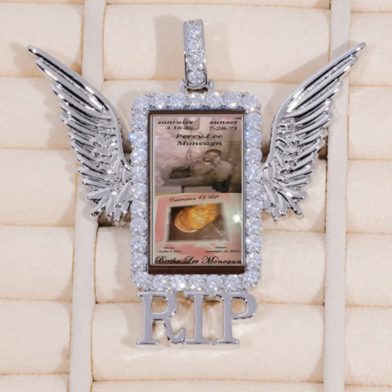 RIP WING 3D CUSTOM PICTURE PENDANT made by The GUU Shop