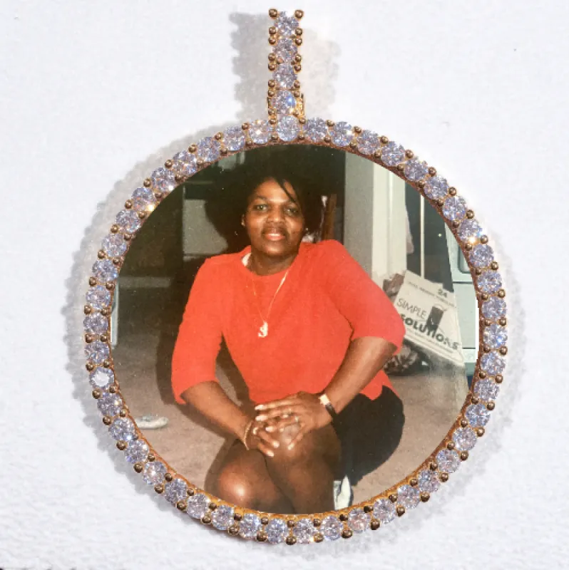 LARGE 3D CIRCLE CUSTOM PICTURE PENDANT sold by The GUU Shop