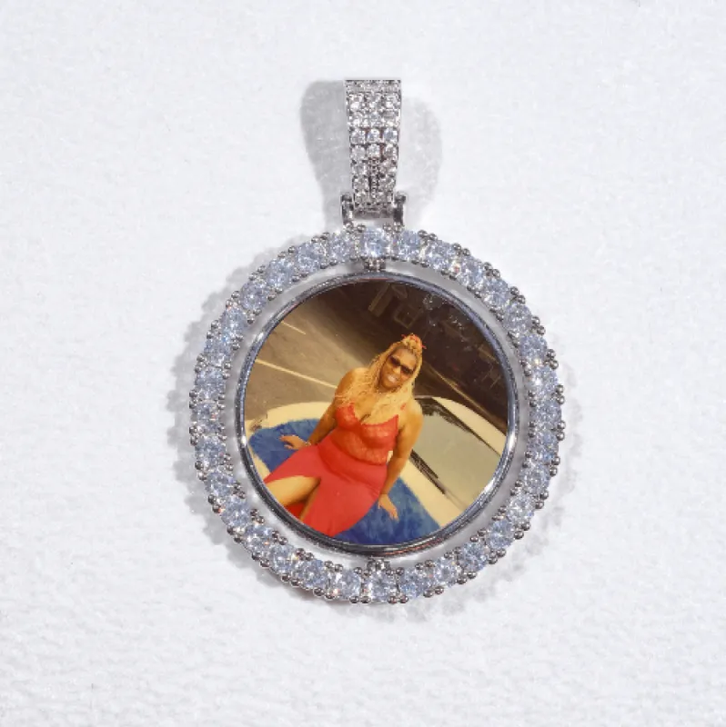 3D Spinning 2-Faced Custom Picture Pendant sold by The GUU Shop