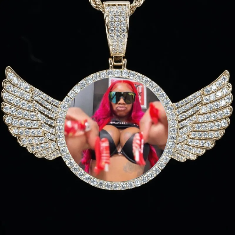 CUSTOM PICTURE PENDANT STYLE-4 sold by The GUU Shop