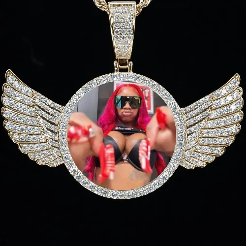 CUSTOM PICTURE PENDANT STYLE-4 sold by The GUU Shop