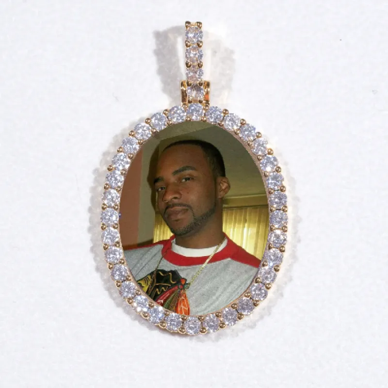 3D Oval Custom Picture Pendant sold by The GUU Shop