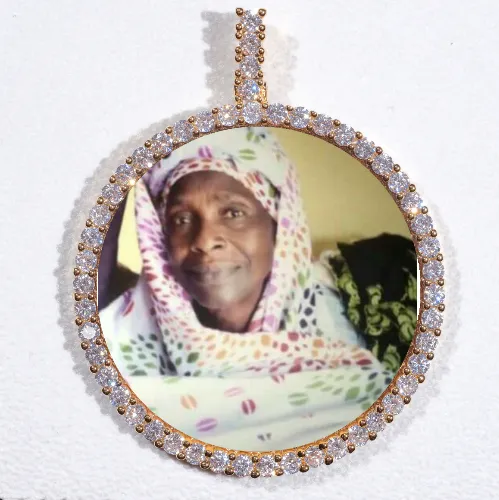 LARGE 3D CIRCLE CUSTOM PICTURE PENDANT sold by The GUU Shop