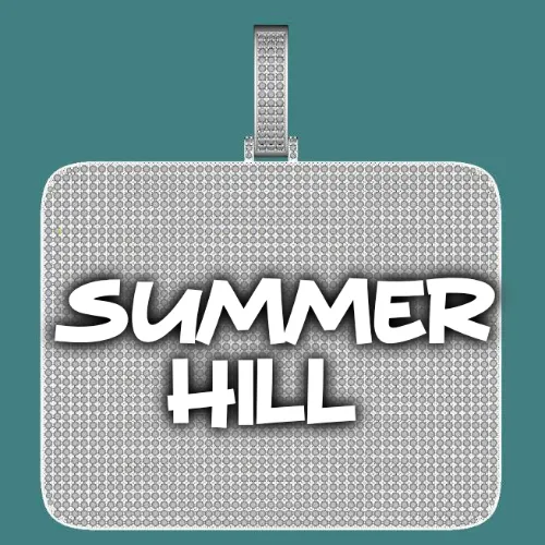 CUSTOM LETTER NECKLACE 3D BIG SQUARE sold by The GUU Shop