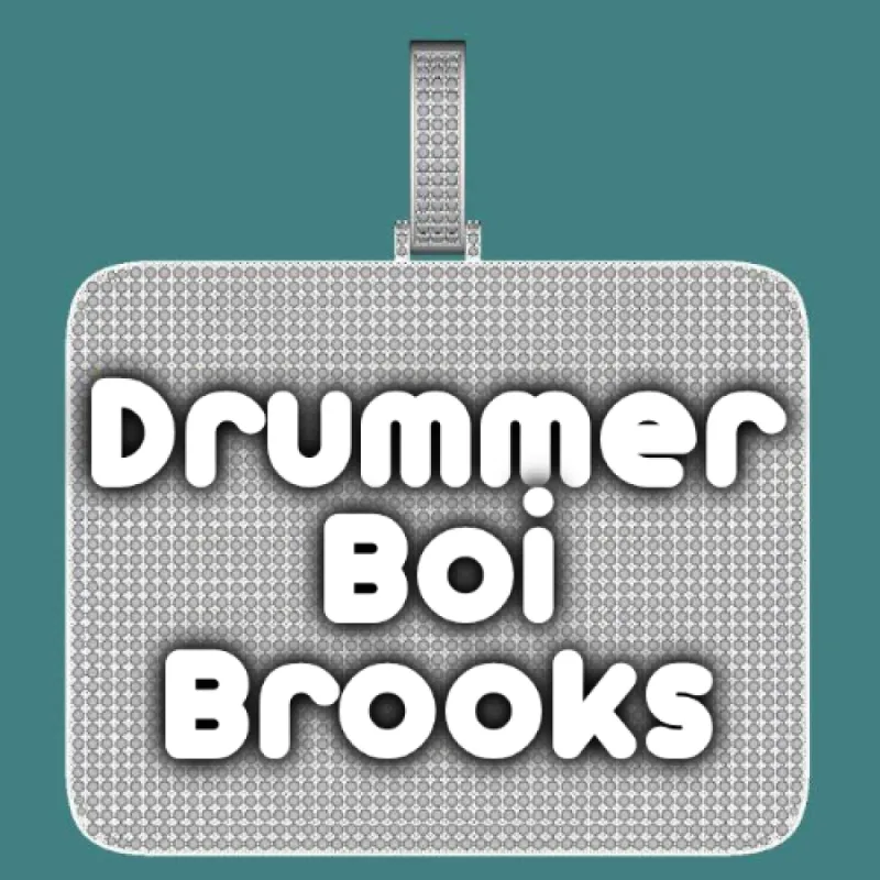 CUSTOM LETTER NECKLACE 3D BIG SQUARE sold by The GUU Shop