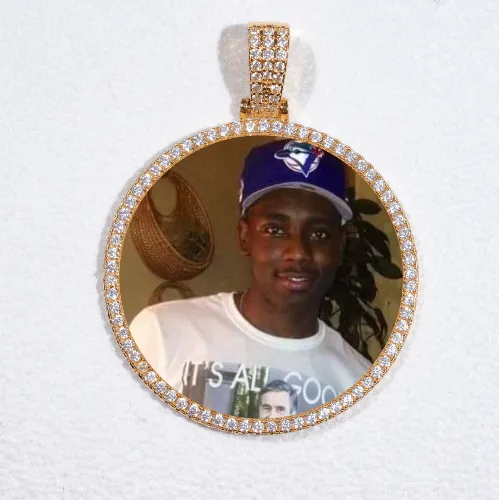 MEDIUM 3D CIRCLE CUSTOM PICTURE PENDANT sold by The GUU Shop