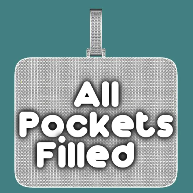 CUSTOM LETTER NECKLACE 3D BIG SQUARE sold by The GUU Shop