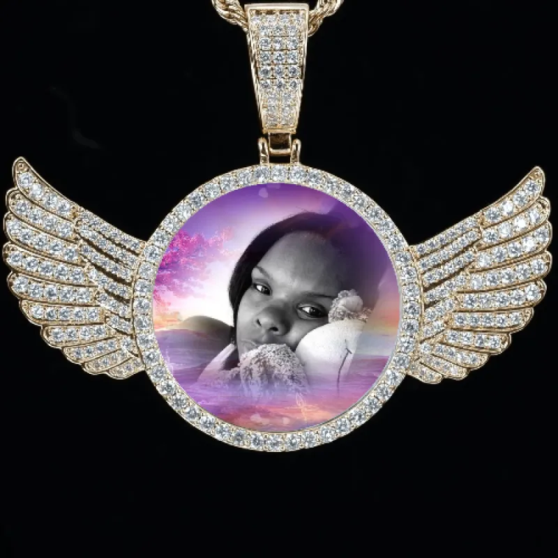 CUSTOM PICTURE PENDANT STYLE-4 sold by The GUU Shop