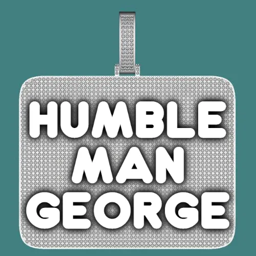 CUSTOM LETTER NECKLACE 3D BIG SQUARE sold by The GUU Shop