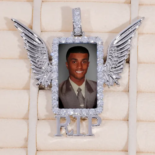 RIP WING 3D CUSTOM PICTURE PENDANT sold by The GUU Shop