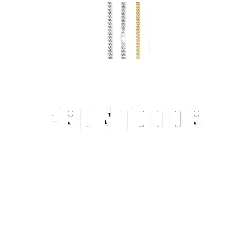 Custom Letters Baguette Two Layer Necklace made by The GUU Shop