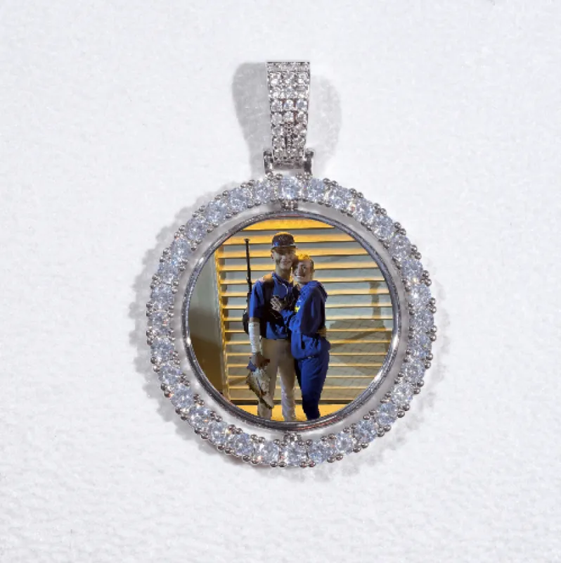 3D Spinning 2-Faced Custom Picture Pendant sold by The GUU Shop