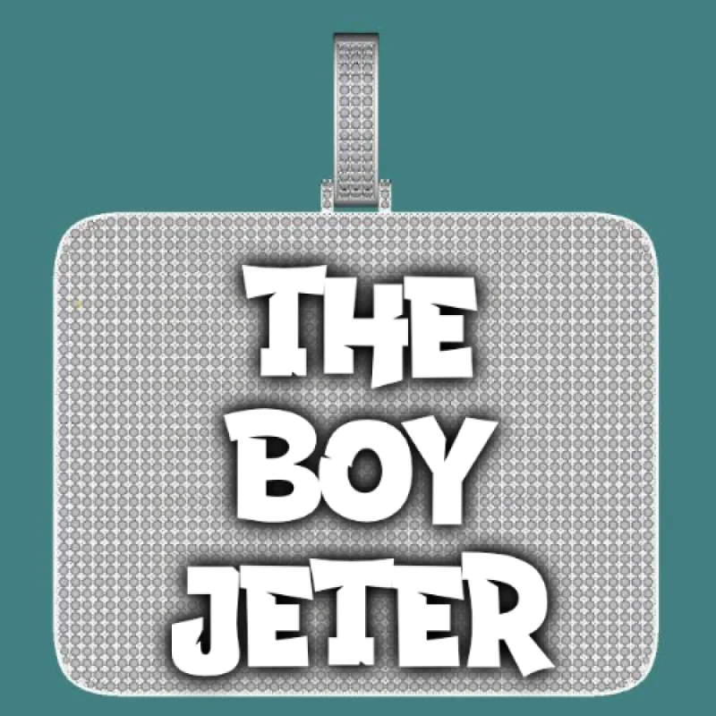 CUSTOM LETTER NECKLACE 3D BIG SQUARE sold by The GUU Shop