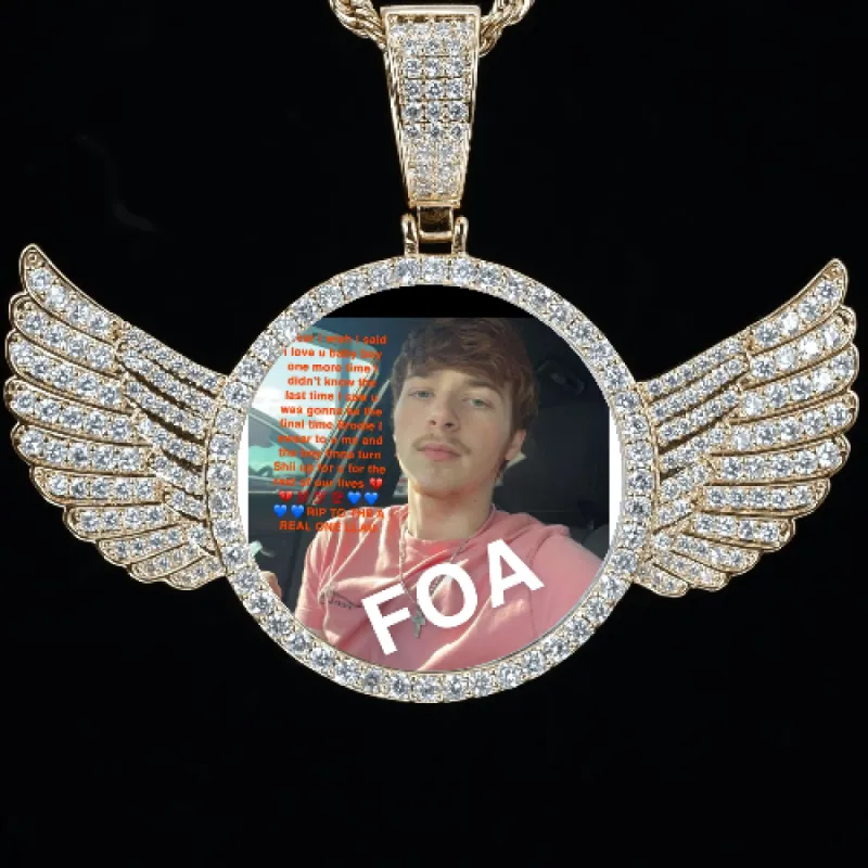 CUSTOM PICTURE PENDANT STYLE-4 sold by The GUU Shop