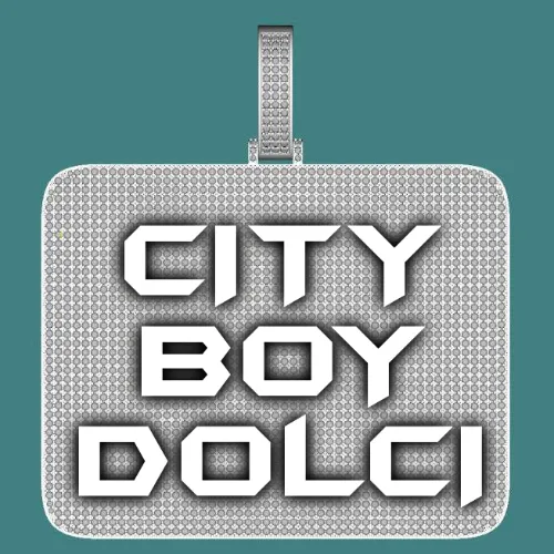 CUSTOM LETTER NECKLACE 3D BIG SQUARE sold by The GUU Shop