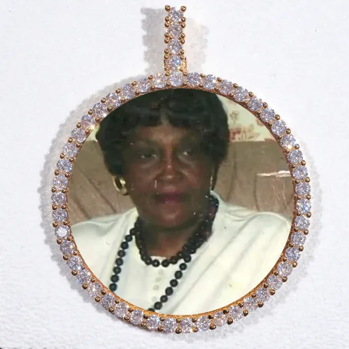 LARGE 3D CIRCLE CUSTOM PICTURE PENDANT sold by The GUU Shop