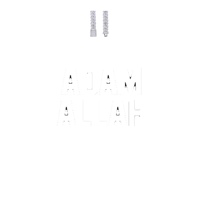 Custom Letters Baguette Two Layer Necklace sold by The GUU Shop