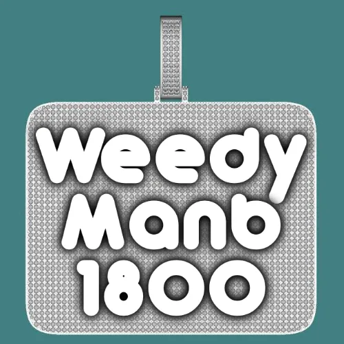 CUSTOM LETTER NECKLACE 3D BIG SQUARE sold by The GUU Shop