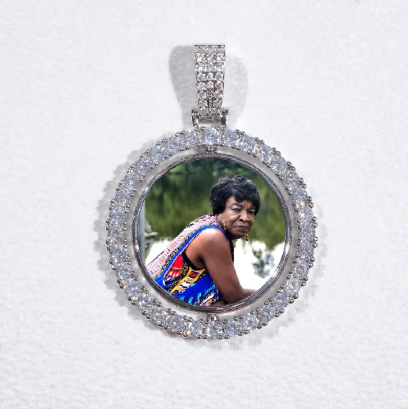 3D Spinning 2-Faced Custom Picture Pendant sold by The GUU Shop