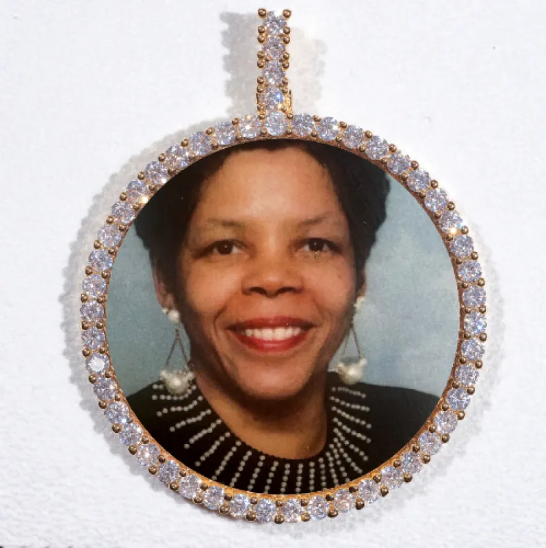 LARGE 3D CIRCLE CUSTOM PICTURE PENDANT sold by The GUU Shop