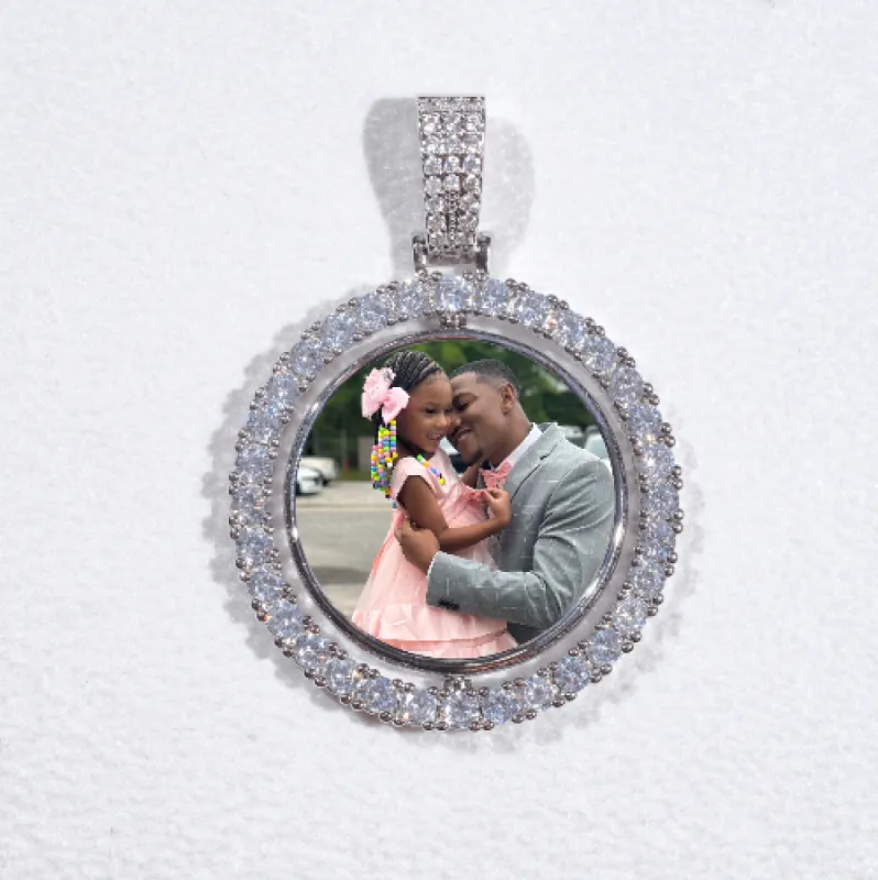 3D Spinning 2-Faced Custom Picture Pendant sold by The GUU Shop