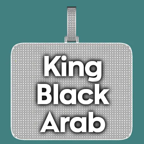 CUSTOM LETTER NECKLACE 3D BIG SQUARE sold by The GUU Shop