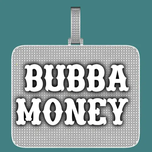 CUSTOM LETTER NECKLACE 3D BIG SQUARE sold by The GUU Shop