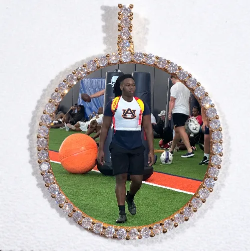 LARGE 3D CIRCLE CUSTOM PICTURE PENDANT sold by The GUU Shop