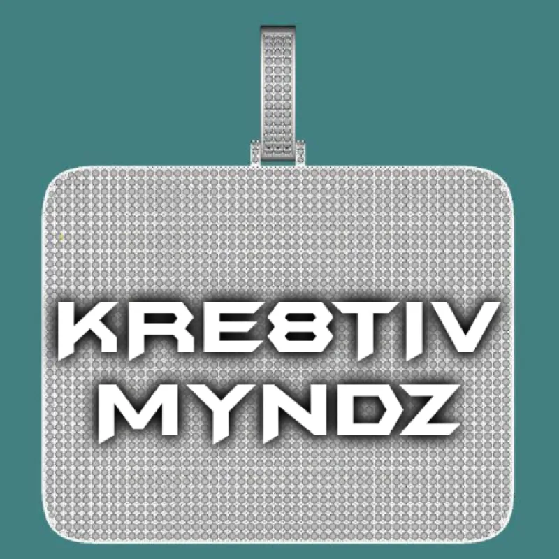 CUSTOM LETTER NECKLACE 3D BIG SQUARE sold by The GUU Shop