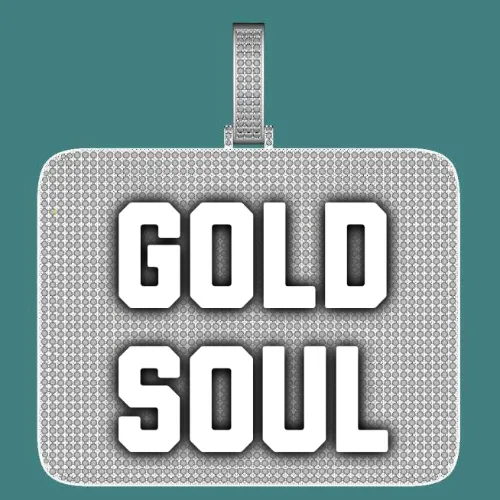 CUSTOM LETTER NECKLACE 3D BIG SQUARE sold by The GUU Shop