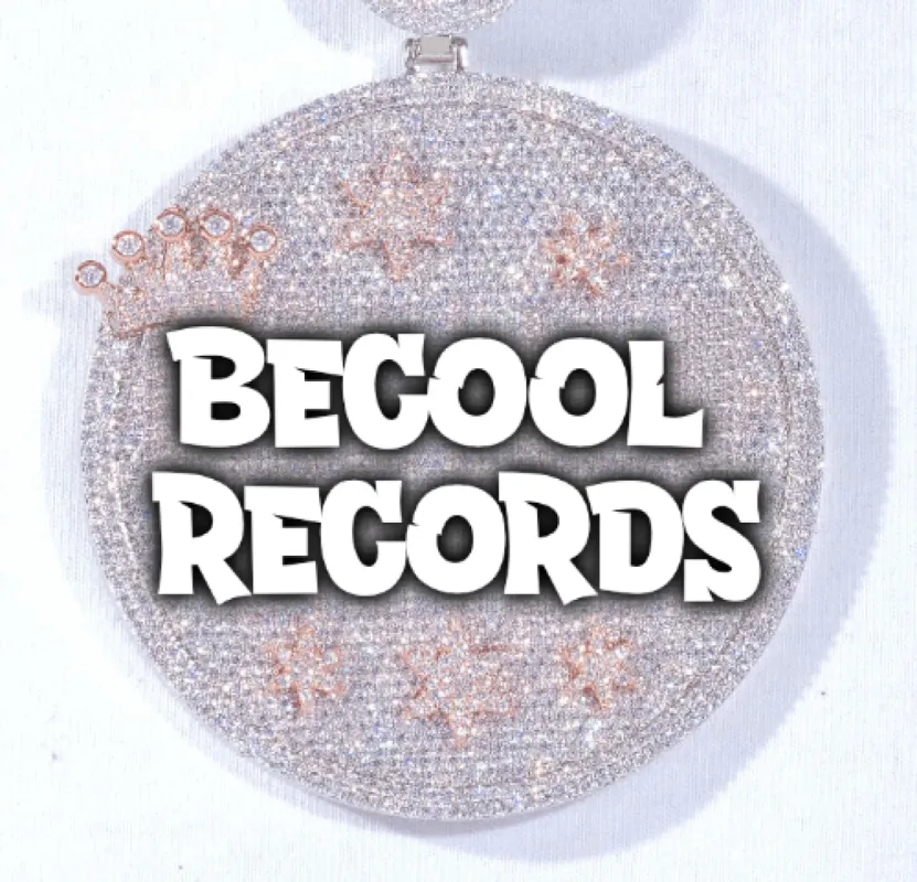 CUSTOM LETTER NECKLACE 3D BIG CROWN DISC sold by The GUU Shop