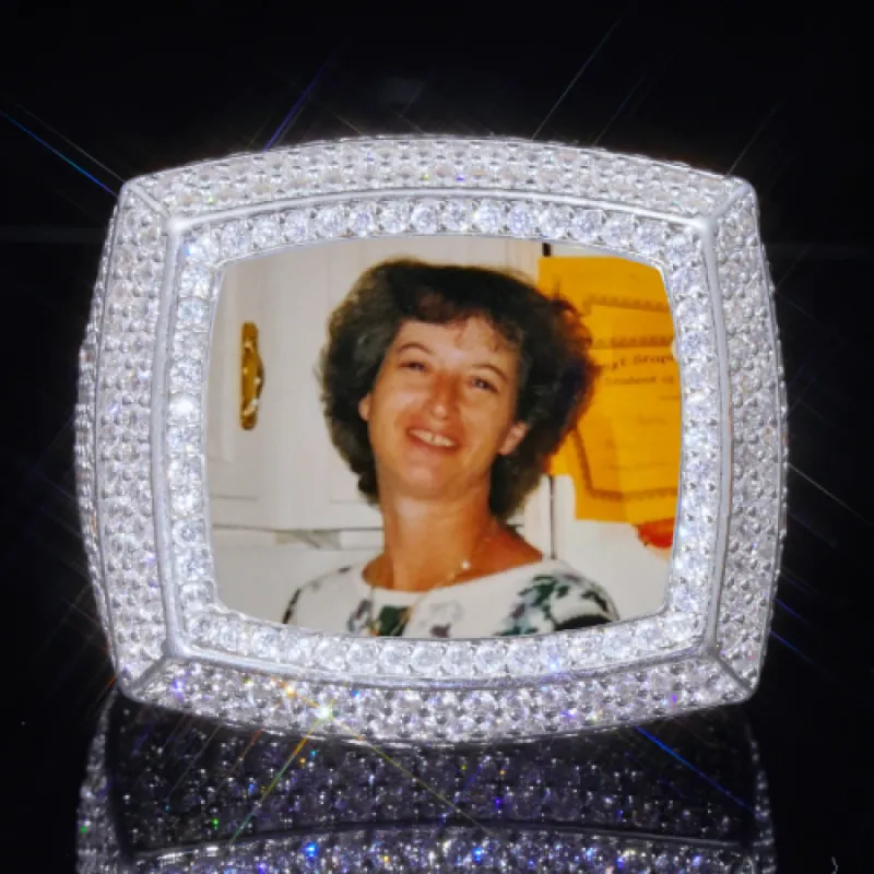 3D CUSTOM PICTURE ICED RING sold by The GUU Shop