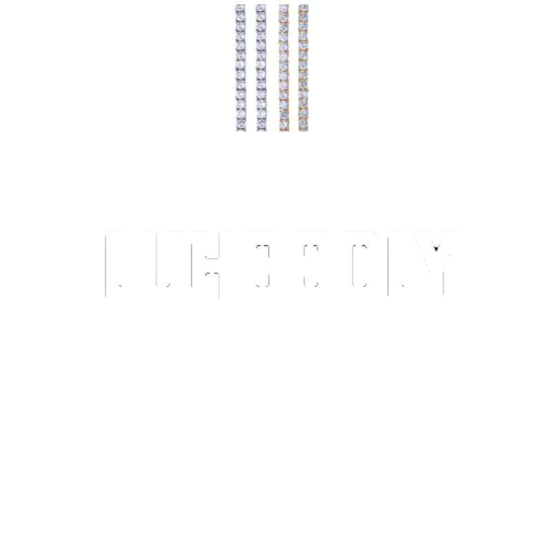 Custom Letters Baguette Two Layer Necklace sold by The GUU Shop