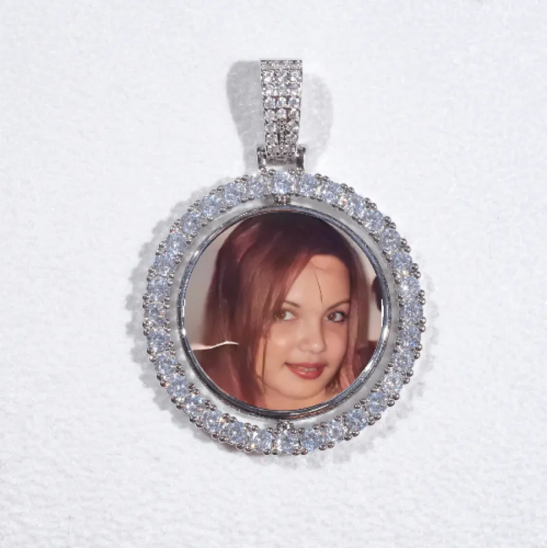 3D Spinning 2-Faced Custom Picture Pendant sold by The GUU Shop