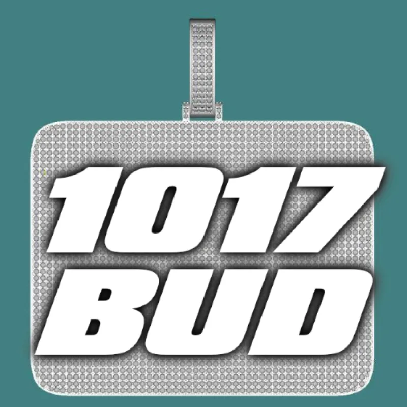 CUSTOM LETTER NECKLACE 3D BIG SQUARE sold by The GUU Shop